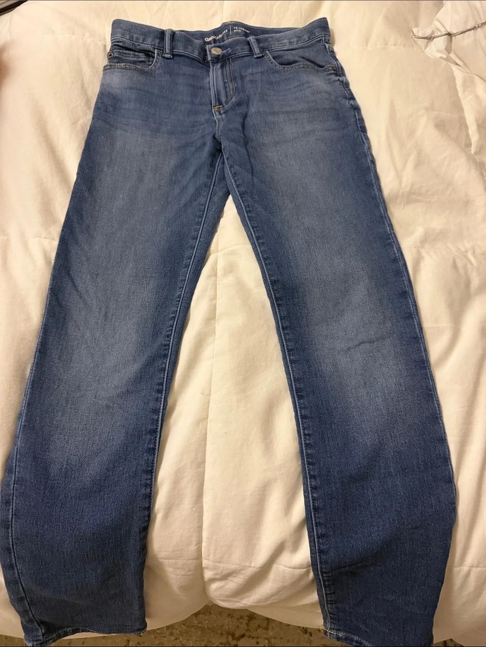 GAP Kids Blue Straight-Leg Jeans 12 Slim